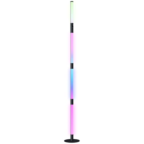 HOMCOM LED-Stehlampe Wohnzimmer Stehleuchte mit Fernbedienung, App-Steuerung, dimmbar Standleuchte mit Timer, Musik-Synchronisation, Standlampe mit Szenenmodi, für Schlafzimmer, Dunkelgrau HOMCOM LED-Stehlampe Wohnzimmer Stehleuchte mit Fernbedienung, App-Steuerung, dimmbar Standleuchte mit Timer, Musik-Synchronisation, Standlampe mit Szenenmodi, für Schlafzimmer, Dunkelgrau von HOMCOM