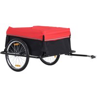 HOMCOM Lastenanhänger Transportanhänger 2-Rad Lasten-Fahrradanhänger Schwarz Rot, robust & vielseitig für Fahrradtouren Aosom.de HOMCOM Lastenanhänger Transportanhänger 2-Rad Lasten-Fahrradanhänger Schwarz Rot, robust & vielseitig für Fahrradtouren Aosom.de von HOMCOM