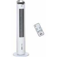 HOMCOM Luftkühler mit Wasserkühlung Fernbedienung Turmventilator Standventilator mit Luftbefeuchtung Klimagerät 8h Timer Nutzungsraum 20㎡ 60W ABS HOMCOM Luftkühler mit Wasserkühlung Fernbedienung Turmventilator Standventilator mit Luftbefeuchtung Klimagerät 8h Timer Nutzungsraum 20㎡ 60W ABS von HOMCOM