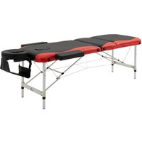HOMCOM Massageliege rot PVC B/H/L: ca. 60x215x84 cm von HOMCOM