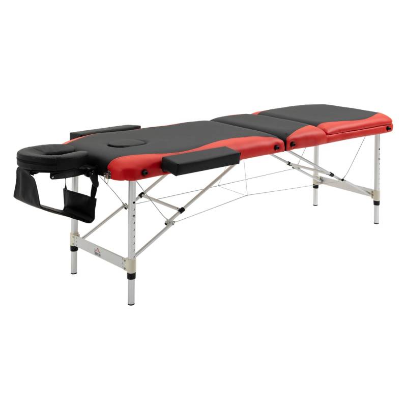 HOMCOM Massageliegen PVC Aluminium Kunststoff Schwarz 215B x 60T x 61-84H cm HOMCOM Massageliegen PVC Aluminium Kunststoff Schwarz 215B x 60T x 61-84H cm von HOMCOM
