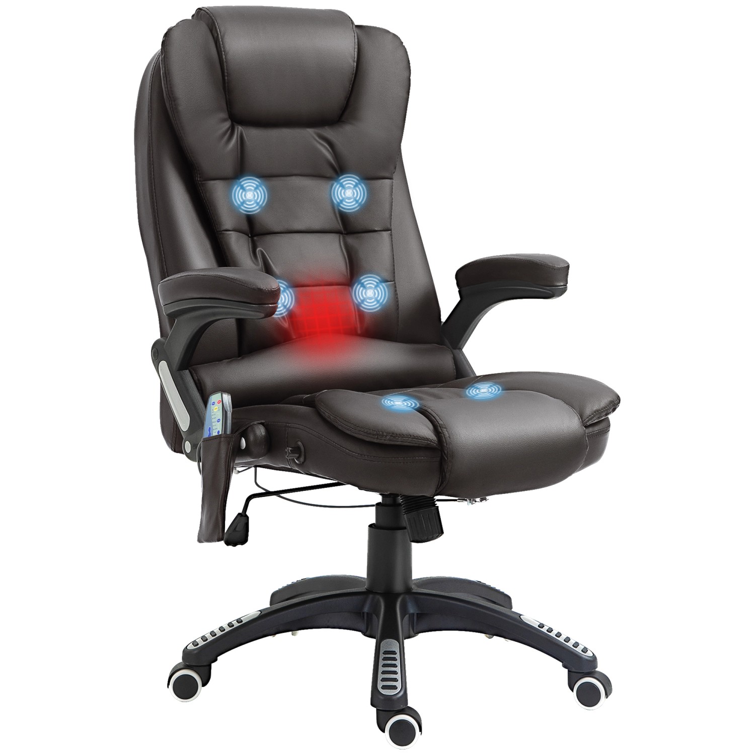 HOMCOM Massagesessel 6 Punkt Vibrations mit Wärmefunktion HOMCOM Massagesessel 6 Punkt Vibrations mit Wärmefunktion von HOMCOM