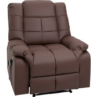 HOMCOM elektrischer Sessel mit Aufstehhilfe und Liegefunktion, Sessel für Senioren mit Aufstehhilfe, Braun   Aosom.de von HOMCOM