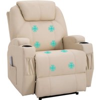 HOMCOM Massagesessel Elektrisch Relaxsessel Fernsehsessel Massagefunktion Liegefunktion TV-Sessel mit 2 Seitentaschen und Getränkehalter Kunstleder HOMCOM Massagesessel Elektrisch Relaxsessel Fernsehsessel Massagefunktion Liegefunktion TV-Sessel mit 2 Seitentaschen und Getränkehalter Kunstleder von HOMCOM