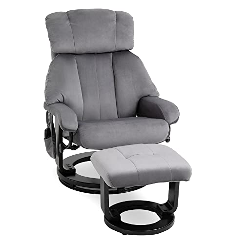 HOMCOM Massagesessel Fernsehsessel Relaxsessel mit Liegefunktion Sessel mit Hocker Massagefunktion samtartiges Polyester Grau 76 x 80 x 102 cm HOMCOM Massagesessel Fernsehsessel Relaxsessel mit Liegefunktion Sessel mit Hocker Massagefunktion samtartiges Polyester Grau 76 x 80 x 102 cm von HOMCOM