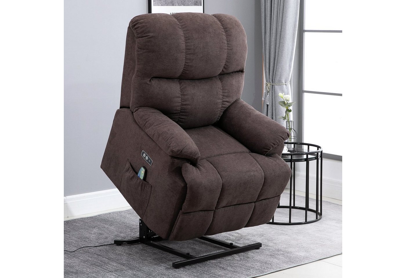 HOMCOM Massagesessel Relaxsessel mit Aufstehhilfe, verstellbare Rückenlehen, Wärmefunktion HOMCOM Massagesessel Relaxsessel mit Aufstehhilfe, verstellbare Rückenlehen, Wärmefunktion von HOMCOM