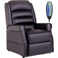 HOMCOM Massagesessel Relaxsessel mit Aufstehhilfe und Liegefunktion, Kunstleder, Heizfunktion, Becherhalter, Braun für ultimativen Komfort   Aosom.de HOMCOM Massagesessel Relaxsessel mit Aufstehhilfe und Liegefunktion, Kunstleder, Heizfunktion, Becherhalter, Braun für ultimativen Komfort   Aosom.de von HOMCOM