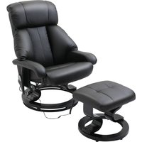 Massagesessel mit Fußhocker, Relaxsessel, Elektrischer Fernsehsessel von HOMCOM
