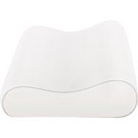 HOMCOM Memory-Foam-Nackenkissen mit abnehmbarem und waschbarem Bezug, doppelte Höhe, 60x40x10/12 cm, Weiß Creme Aosom HOMCOM Memory-Foam-Nackenkissen mit abnehmbarem und waschbarem Bezug, doppelte Höhe, 60x40x10/12 cm, Weiß Creme Aosom von HOMCOM