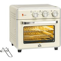 HOMCOM Minibackofen mit Umluft 20L Mini Ofen mit Backblech, Grillrost und Krümelblech, 90 °C-230 °C Heißluftfritteuse mit 5 Modi, Frittierkorb, 60 HOMCOM Minibackofen mit Umluft 20L Mini Ofen mit Backblech, Grillrost und Krümelblech, 90 °C-230 °C Heißluftfritteuse mit 5 Modi, Frittierkorb, 60 von HOMCOM