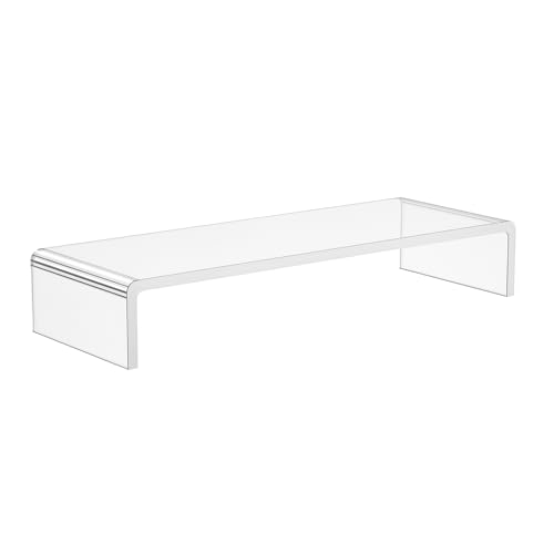 HOMCOM Monitorständer Bildschirmständer für Laptop Computer Notebook PC ergonomisch Acryl Transparent 53 x 19 x 9 cm HOMCOM Monitorständer Bildschirmständer für Laptop Computer Notebook PC ergonomisch Acryl Transparent 53 x 19 x 9 cm von HOMCOM