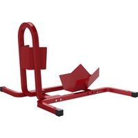HOMCOM Motorradheber Montageständer Radstütze Motorrad Ständer - Radkralle 17-21 Zoll Metall Epoxid Rot   Aosom von HOMCOM
