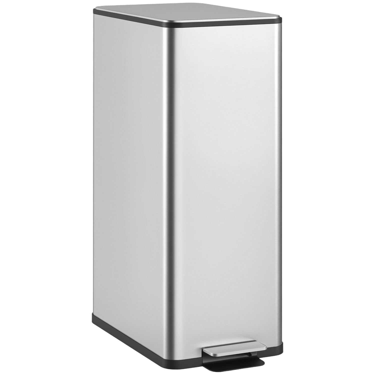 HOMCOM Mülleimer 20 L Treteimer mit Softclose-Deckel und Pedal Abfalleimerinkl von HOMCOM