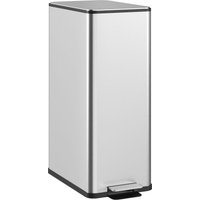 HOMCOM Mülleimer 20L Treteimer mit Deckel Fußpedal Inneneimer Edelstahl HOMCOM Mülleimer 20L Treteimer mit Deckel Fußpedal Inneneimer Edelstahl von HOMCOM