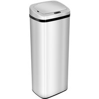 HOMCOM Mülleimer Automatik mit Sensor Abfalleimer Küche Edelstahl 50/68L Silber (50L)   Aosom von HOMCOM