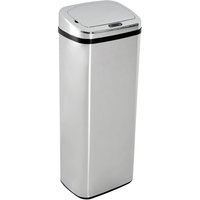 Mülleimer Automatik mit Sensor Abfalleimer Küche Edelstahl 50/68L Silber von HOMCOM