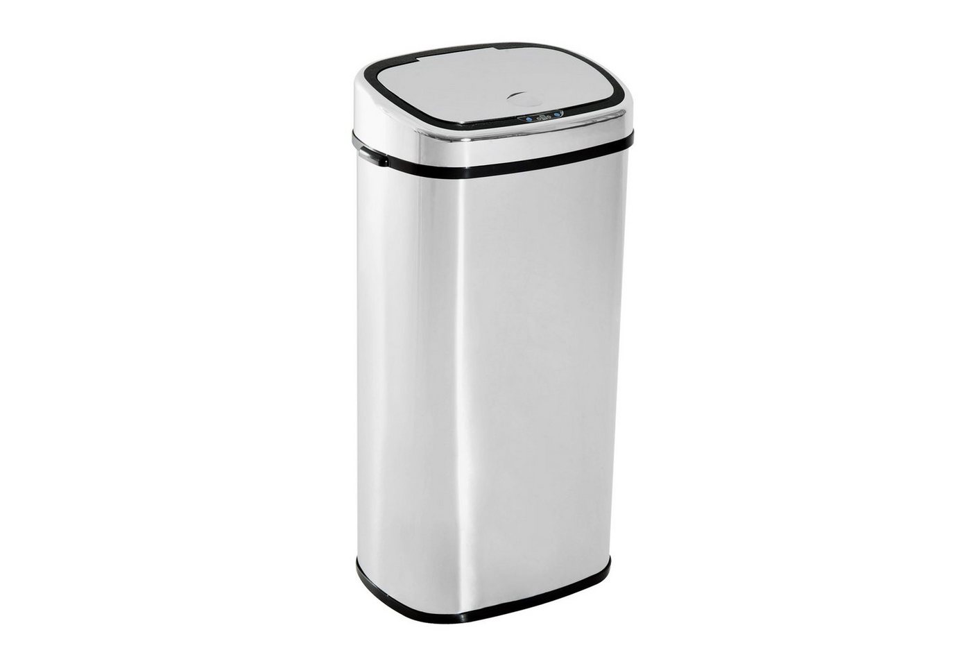 HOMCOM Mülleimer, Automatik Mülleimer Abfalleimer mit Sensor Küche Edelstahl 68L von HOMCOM