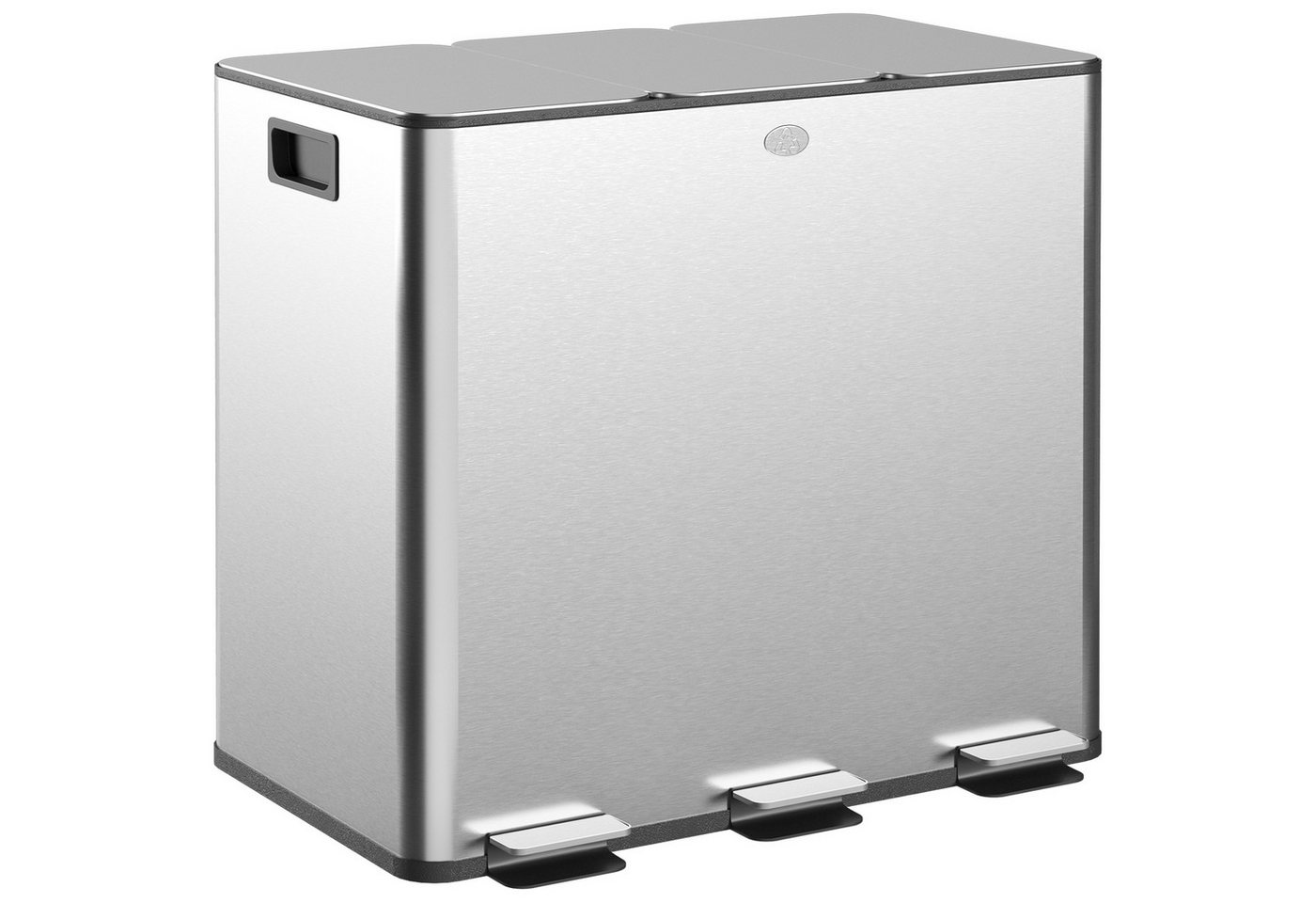 HOMCOM Mülleimer mit 3 x 15 /20 L Fächern- Soft-Close, deodorierender Deckel, fingerabdrucksicher, herausnehmbare Einsatze HOMCOM Mülleimer mit 3 x 15 /20 L Fächern- Soft-Close, deodorierender Deckel, fingerabdrucksicher, herausnehmbare Einsatze von HOMCOM