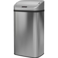 HOMCOM Mülleimer mit Sensor 48L Edelstahl Abfalleimer mit Automatischer Schließfunktion, Fingerabdruckresistente Kosmetikeimer für Büro, Schlafzimmer, Küchen Silber Aosom HOMCOM Mülleimer mit Sensor 48L Edelstahl Abfalleimer mit Automatischer Schließfunktion, Fingerabdruckresistente Kosmetikeimer für Büro, Schlafzimmer, Küchen Silber Aosom von HOMCOM