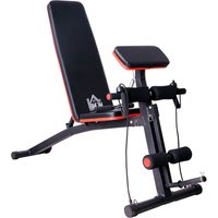 HOMCOM Multifunktion Hantelbank Kraftstation mit Feder Booster Trainingsbank Gewicht bis 120kg Schwarz 54 x 160 x 106 cm Aosom HOMCOM Multifunktion Hantelbank Kraftstation mit Feder Booster Trainingsbank Gewicht bis 120kg Schwarz 54 x 160 x 106 cm Aosom von HOMCOM