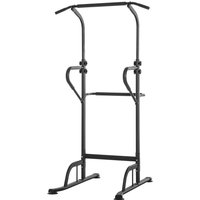 HOMCOM Multifunktionale Trainingsstation Klimmzugstange Römischer Stuhl höhenverstellbar Stahl Schwarz Rot Aosom HOMCOM Multifunktionale Trainingsstation Klimmzugstange Römischer Stuhl höhenverstellbar Stahl Schwarz Rot Aosom von HOMCOM