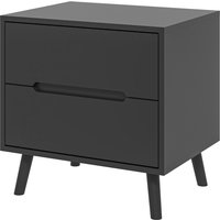 HOMCOM Nachttisch Nachttisch mit 2 Schubladen, moderner Stil für Schlafzimmer, Wohnzimmer, 50 x 40 x 50,5 cm, schwarz Aosom HOMCOM Nachttisch Nachttisch mit 2 Schubladen, moderner Stil für Schlafzimmer, Wohnzimmer, 50 x 40 x 50,5 cm, schwarz Aosom von HOMCOM