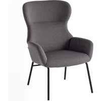 HOMCOM Ohrensessel Wohnzimmer Sessel Loungesessel Relaxsessel mit hoher Rückenlehne, Stahlbeine Polstersessel mit Leinenoptik, Lesesessel für Schlafzimmer Dunkelgrau Aosom HOMCOM Ohrensessel Wohnzimmer Sessel Loungesessel Relaxsessel mit hoher Rückenlehne, Stahlbeine Polstersessel mit Leinenoptik, Lesesessel für Schlafzimmer Dunkelgrau Aosom von HOMCOM