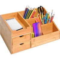 HOMCOM Organizer natur Bambus B/H/L: ca. 205x33x155 cm von HOMCOM