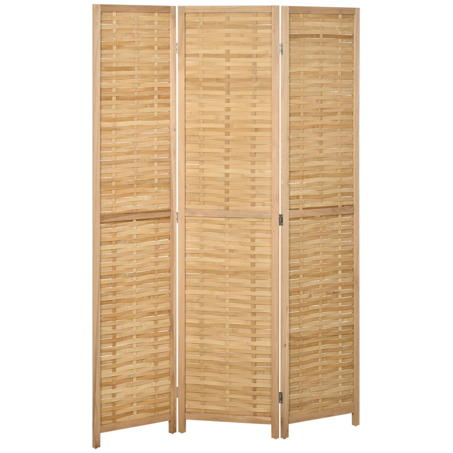 HOMCOM Paravent 3-Teiliger Raumteiler 120 x 170 cm Faltbar aus Bambus Natur HOMCOM Paravent 3-Teiliger Raumteiler 120 x 170 cm Faltbar aus Bambus Natur von HOMCOM