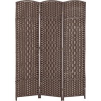 HOMCOM Paravent 3-teilig 135 x 180 cm Raumteiler Trennwand, Faltbar Raumtrenner Stellwand Sichtschutz für Wohnzimmer Braun Aosom HOMCOM Paravent 3-teilig 135 x 180 cm Raumteiler Trennwand, Faltbar Raumtrenner Stellwand Sichtschutz für Wohnzimmer Braun Aosom von HOMCOM