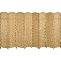 HOMCOM Paravent 8-teilig 320 x 170 cm Raumteiler Faltbar Trennwand aus Bambus, Sichtschutz Raumtrenner Stellwand für Wohnzimmer Natur Aosom HOMCOM Paravent 8-teilig 320 x 170 cm Raumteiler Faltbar Trennwand aus Bambus, Sichtschutz Raumtrenner Stellwand für Wohnzimmer Natur Aosom von HOMCOM