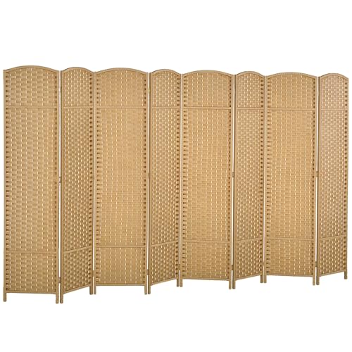 HOMCOM Paravent 8-teilig 320 x 170 cm Raumteiler Trennwand aus Bambus, Faltbar Stellwand Raumtrenner Sichtschutz für Wohnzimmer Natur HOMCOM Paravent 8-teilig 320 x 170 cm Raumteiler Trennwand aus Bambus, Faltbar Stellwand Raumtrenner Sichtschutz für Wohnzimmer Natur von HOMCOM