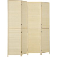 HOMCOM Paravent Innenraum Bambus 4 Paneele 180 x 180 cm Raumteiler Trennwand Faltbar - Natur Aosom HOMCOM Paravent Innenraum Bambus 4 Paneele 180 x 180 cm Raumteiler Trennwand Faltbar - Natur Aosom von HOMCOM