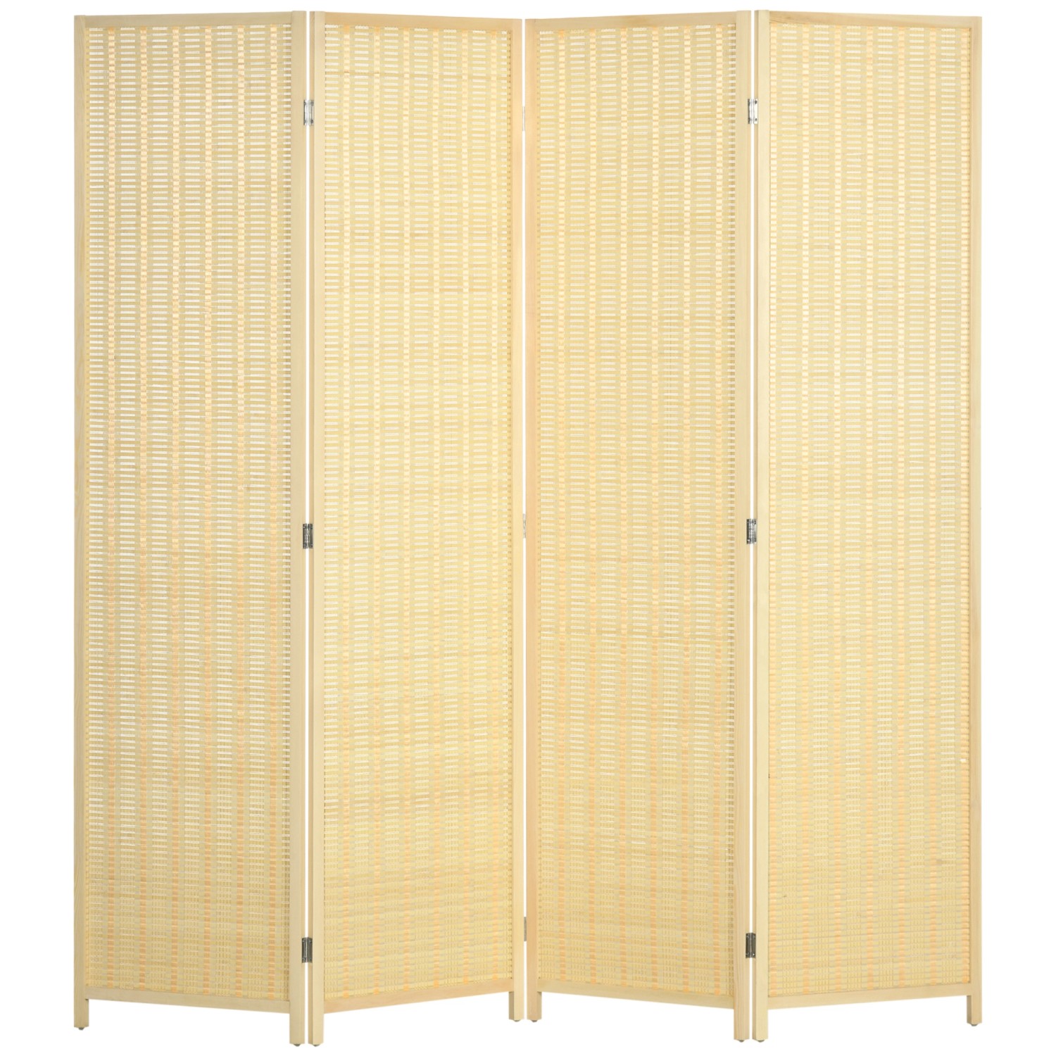 HOMCOM Paravent Kiefernholz Bambus Naturholz 180L x 1,7B x 180H cm HOMCOM Paravent Kiefernholz Bambus Naturholz 180L x 1,7B x 180H cm von HOMCOM