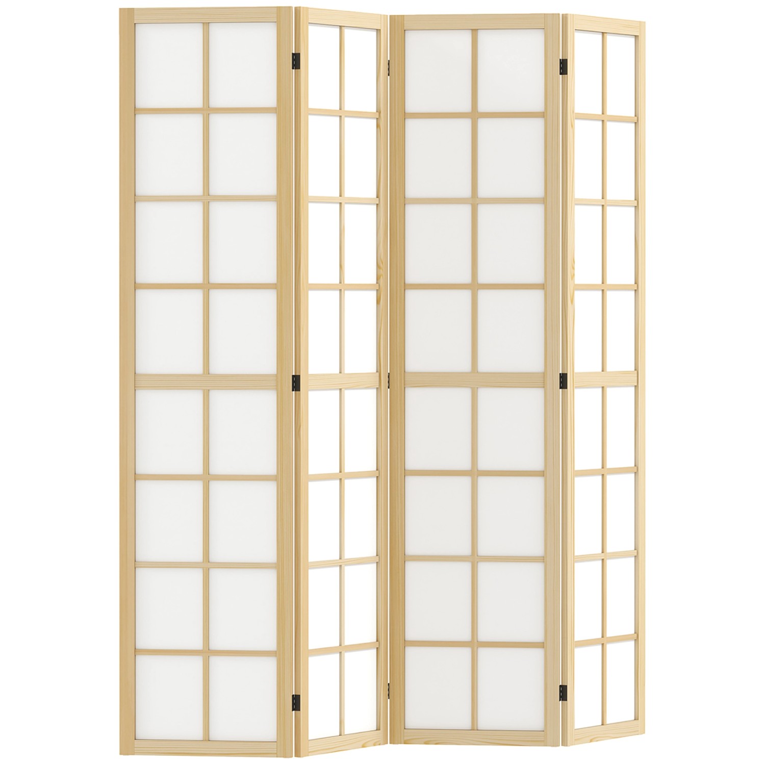 HOMCOM Paravent Kiefernholz Vliesstoff Naturholz 160L x 1,7B x 170H cm HOMCOM Paravent Kiefernholz Vliesstoff Naturholz 160L x 1,7B x 170H cm von HOMCOM