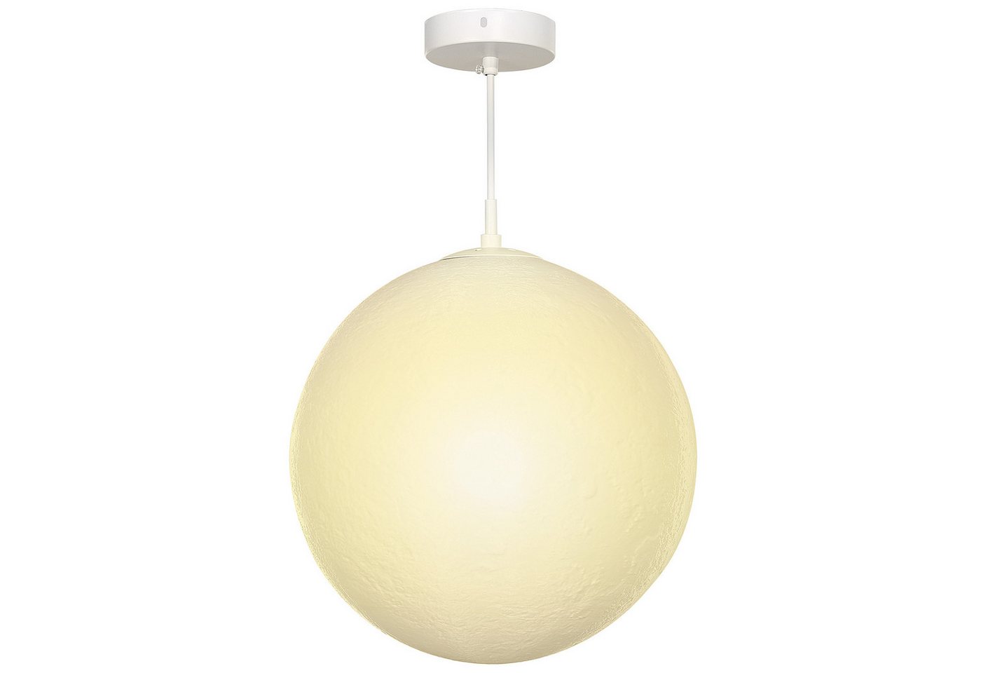HOMCOM Pendelleuchte 3D Mondlampe mit APP Steuerung, Intelligente LED-Glühbirne, Deckenlampe mit CCT und RGB Farbwechsel HOMCOM Pendelleuchte 3D Mondlampe mit APP Steuerung, Intelligente LED-Glühbirne, Deckenlampe mit CCT und RGB Farbwechsel von HOMCOM