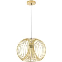 HOMCOM Pendelleuchte gold Stahl B/H/T: ca. 37x150x37 cm von HOMCOM