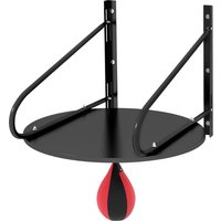HOMCOM Punching Ball Speedball Boxen mit Drehplatte + Luftumpe Höhenverstellbarer Stahl Synthetikbeschichtung Rot Schwarz Aosom HOMCOM Punching Ball Speedball Boxen mit Drehplatte + Luftumpe Höhenverstellbarer Stahl Synthetikbeschichtung Rot Schwarz Aosom von HOMCOM