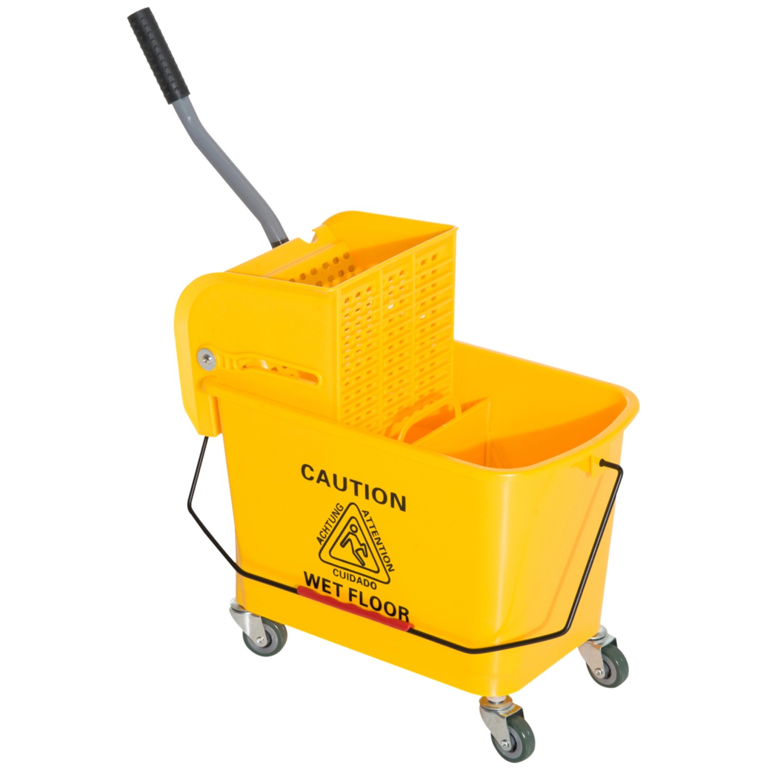 HOMCOM Putzwagen Fahreimer Putzeimer 20 Liter HOMCOM Putzwagen Fahreimer Putzeimer 20 Liter von HOMCOM