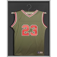 HOMCOM Rahmenbox T-Rahmen Rahmen für Trikot aus Aluminium und UV-beständigem Acryl, 70 x 90 cm   Aosom von HOMCOM