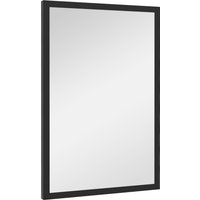 HOMCOM Rechteckiger Wandspiegel 60 x 40 cm, Rahmen aus schwarzem Holz, ideal für Badezimmer, Wohnzimmer oder Schlafzimmer Aosom HOMCOM Rechteckiger Wandspiegel 60 x 40 cm, Rahmen aus schwarzem Holz, ideal für Badezimmer, Wohnzimmer oder Schlafzimmer Aosom von HOMCOM
