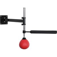 HOMCOM Reflexbarren-Trainer rot Stahl B/H/L: ca. 72x20x79 cm von HOMCOM