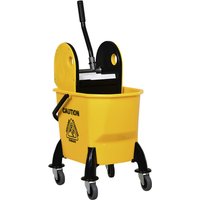 HOMCOM Reinigungswagen, max. Tragfähigkeit: 40 kg, gelb HOMCOM Reinigungswagen, max. Tragfähigkeit: 40 kg, gelb von HOMCOM