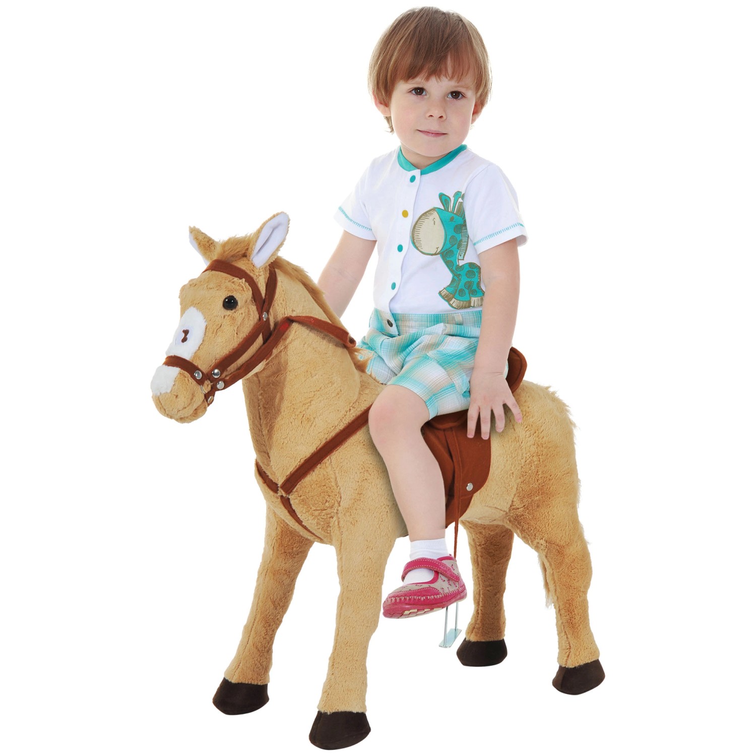 HOMCOM Reitpferd Spielpferd für Kinder Stehpferd mit Sound HOMCOM Reitpferd Spielpferd für Kinder Stehpferd mit Sound von HOMCOM