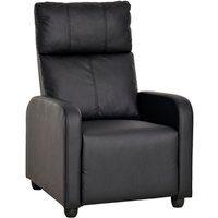 HOMCOM Relaxsessel, BxH: 89,5 x 104,5 cm, Kunstleder - schwarz HOMCOM Relaxsessel, BxH: 89,5 x 104,5 cm, Kunstleder - schwarz von HOMCOM