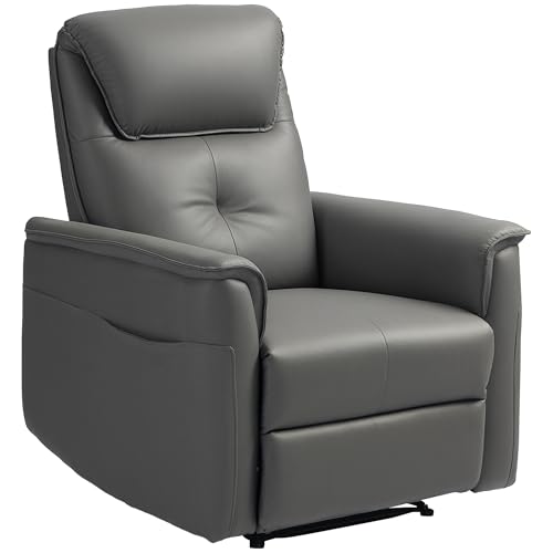 HOMCOM Relaxsessel, Fernsehsessel mit Liegefunktion, Taschenfederkern, gepolstert TV-Sessel mit Fußstütze, Seitentasche, Mikrofaser für Wohnzimmer, Schlafzimmer, Hellgrau HOMCOM Relaxsessel, Fernsehsessel mit Liegefunktion, Taschenfederkern, gepolstert TV-Sessel mit Fußstütze, Seitentasche, Mikrofaser für Wohnzimmer, Schlafzimmer, Hellgrau von HOMCOM