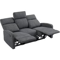 HOMCOM Relaxsessel 3 Sitzer Fernsehsessel Liegesessel mit Liegefunktion Sessel mit individuell verstellbarer Rückenlehne, Ruhesessel mit Chenille-Optik für Wohnzimmer Schlafzimmer, Grau Aosom HOMCOM Relaxsessel 3 Sitzer Fernsehsessel Liegesessel mit Liegefunktion Sessel mit individuell verstellbarer Rückenlehne, Ruhesessel mit Chenille-Optik für Wohnzimmer Schlafzimmer, Grau Aosom von HOMCOM