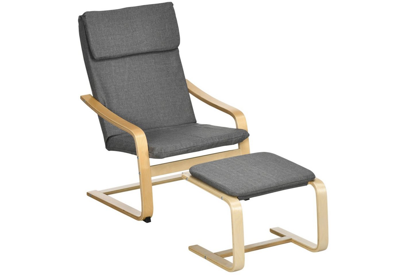 HOMCOM Relaxsessel Armlehnensessel (2-St) von HOMCOM