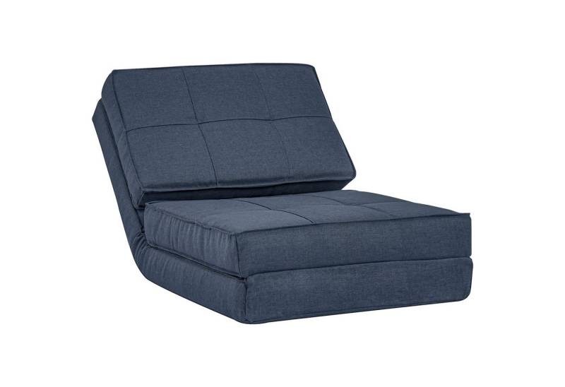 HOMCOM Relaxsessel Bodensofa (Set, 1-St., Bodensessel), Dunkelblau 61 x 73 x 58 cm von HOMCOM