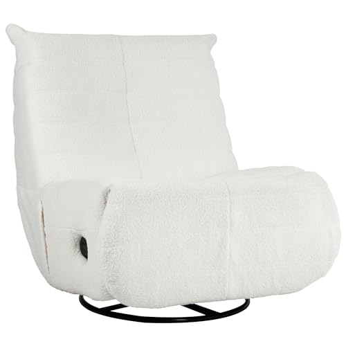 HOMCOM Relaxsessel Drehbar Fernsehsessel mit Liegefunktion, Schaukelfunktion, TV-Sessel mit Fußstütze, Taschenfederkern und Seitentasche für Wohnzimmer, Creme HOMCOM Relaxsessel Drehbar Fernsehsessel mit Liegefunktion, Schaukelfunktion, TV-Sessel mit Fußstütze, Taschenfederkern und Seitentasche für Wohnzimmer, Creme von HOMCOM